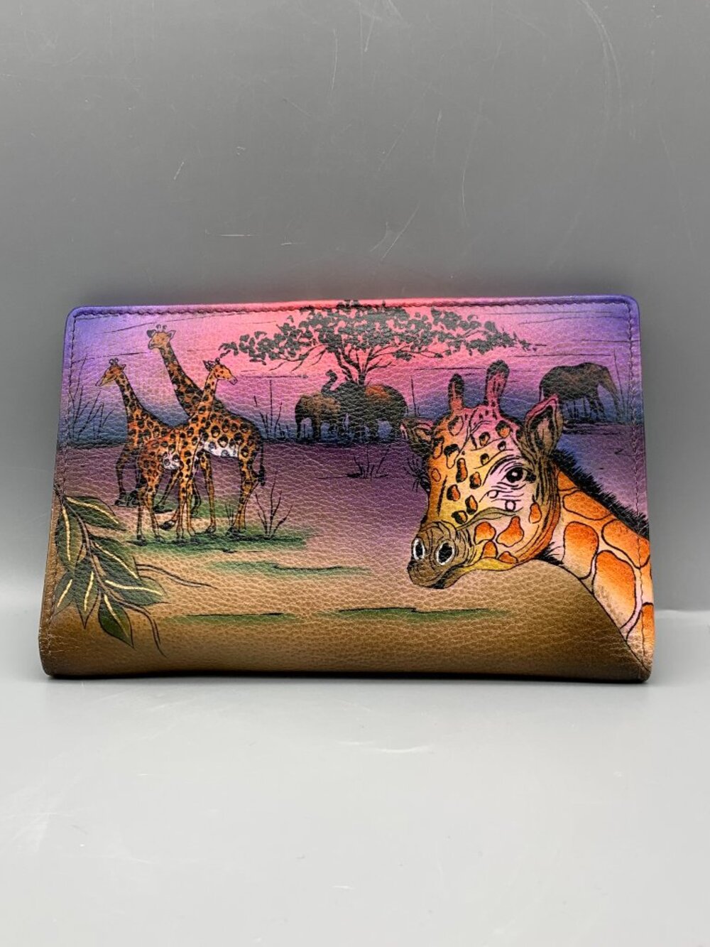 NWOT Anna by Anuschka "Serengeti Sunset" Wallet with RFID Protection